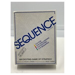 vintage vSequence Board Game Strategy Fun for Family and Friends